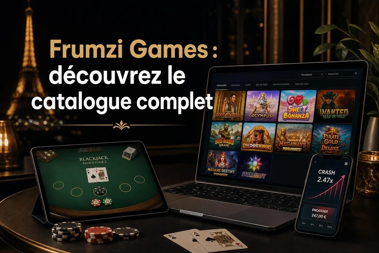 Frumzi Games: découvrez le catalogue complet