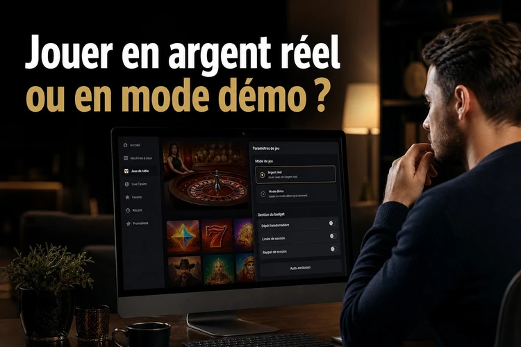 Jouer en argent réel ou en mode démo?