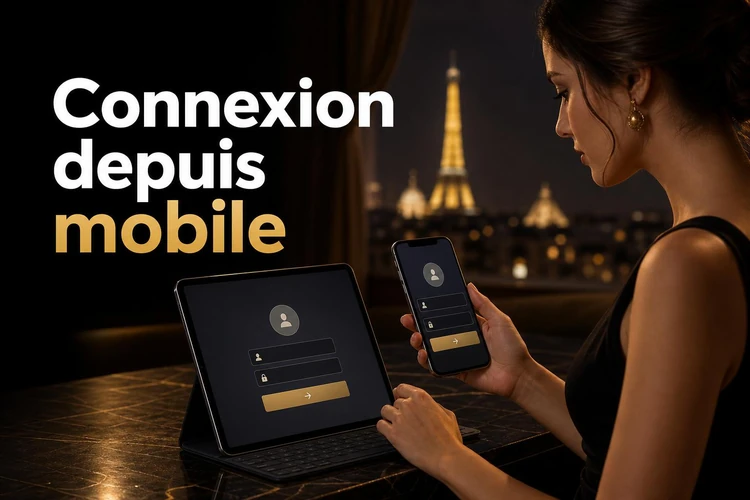 Connexion depuis mobile