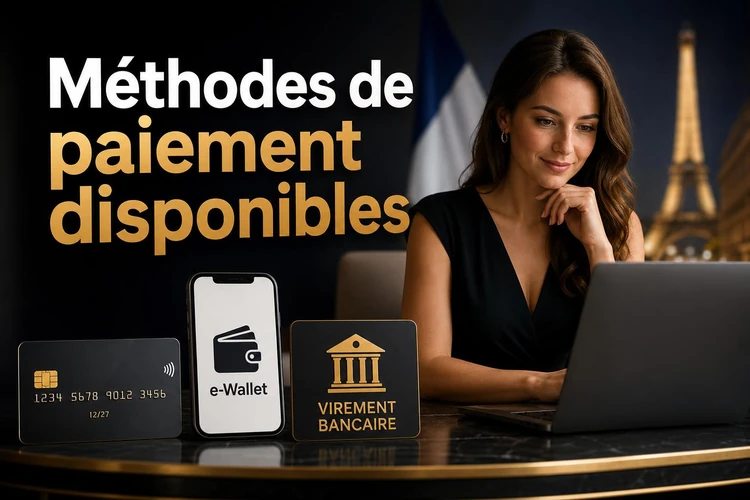 Méthodes de paiement disponibles